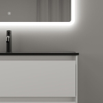 Тумба 90 см Cento ПОДВЕСНАЯ Sancos с умывальником CN7002MB — изображение 4