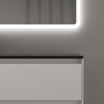 Тумба 120 см Cento ПОДВЕСНАЯ Sancos с умывальником CN7006MB — изображение 3