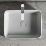 Умывальник 480х370х130мм чаша Element CeramicaNova накладная прямоугольная CN6037/Италия — изображение 6