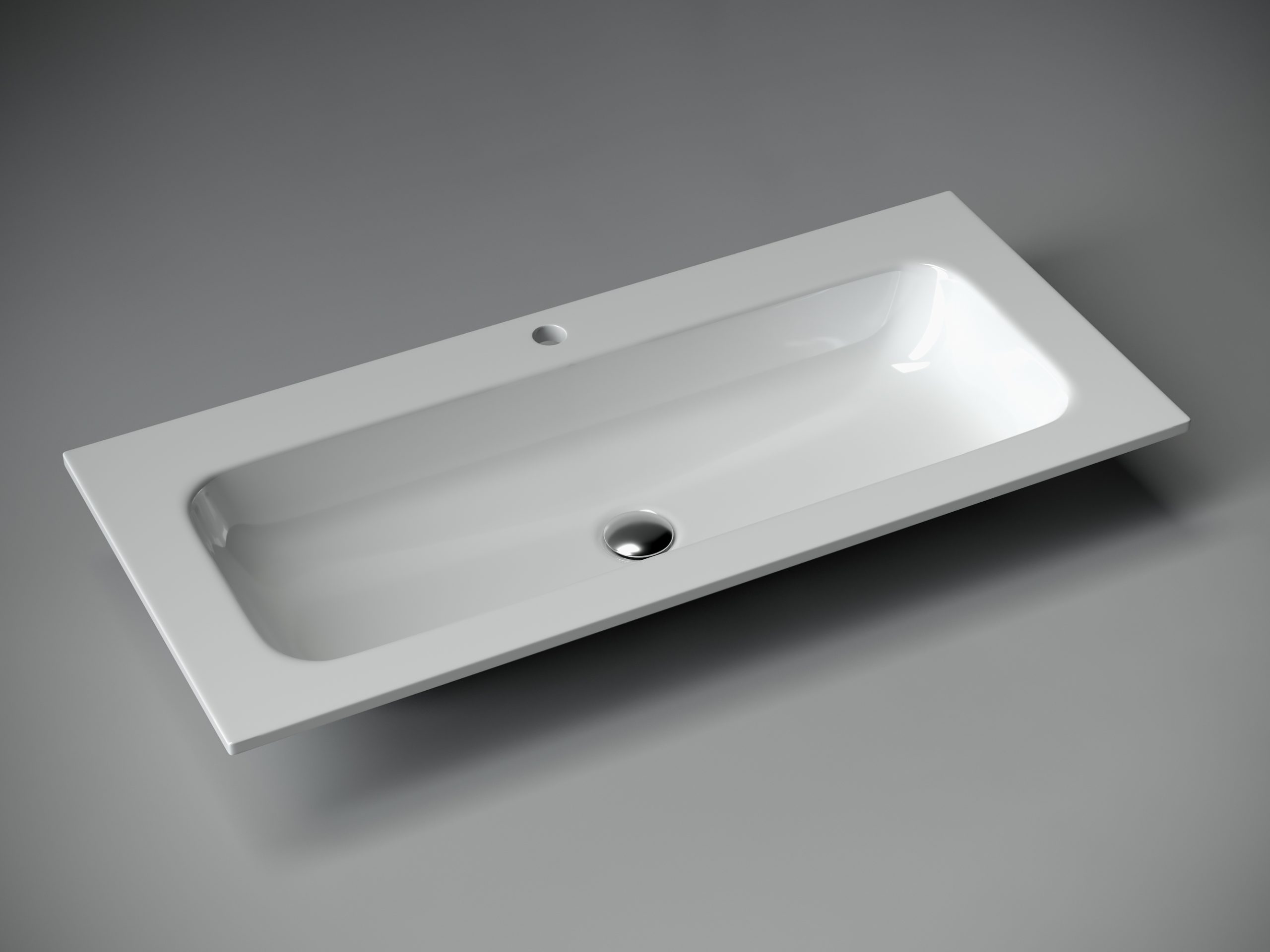 Умывальник 1010х457х137мм Grace CeramicaNova накладной прямоугольный CN7013/Италия