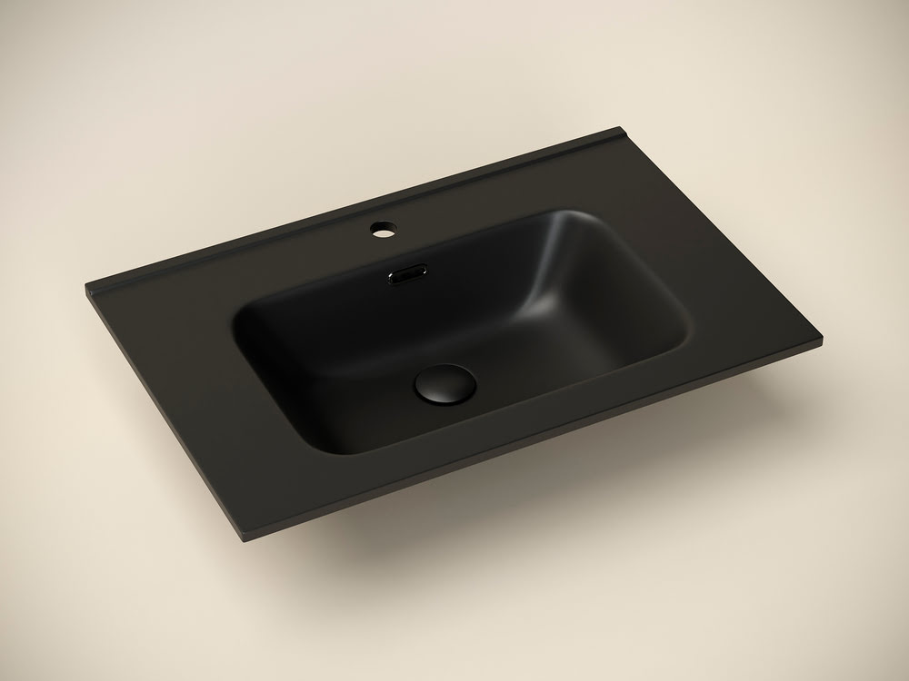 Умывальник 710х465х180мм Element CeramicaNova накладной прямоугольный CN7007MB/Италия