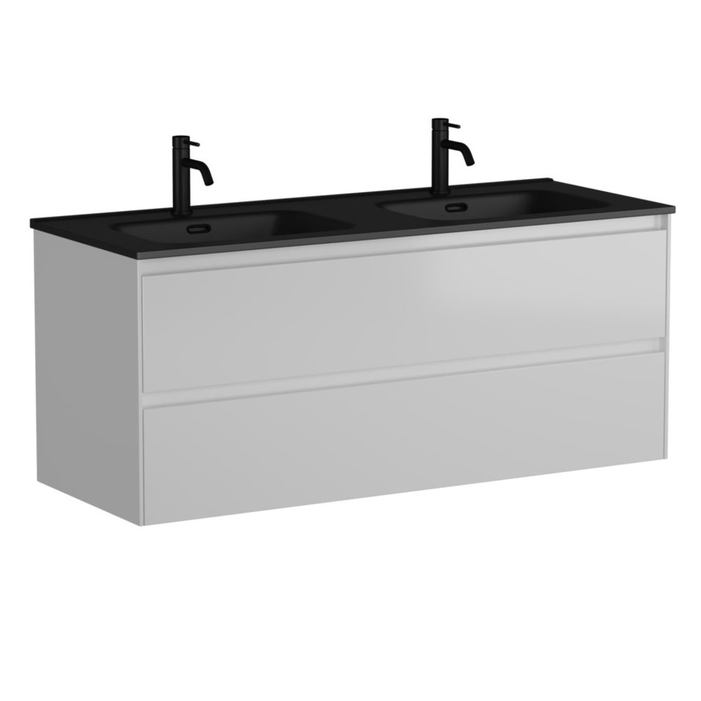 Тумба 120 см Cento ПОДВЕСНАЯ Sancos с умывальником CN7004MB