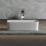 Умывальник 480х370х130мм чаша Element CeramicaNova накладная прямоугольная CN6037/Италия — изображение 5