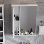 Шкаф-зеркало  БАЛТИКА 58 см Левый — изображение 3