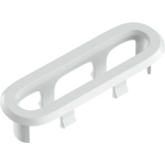 Обрамление для переливного отверcтия заглушка на перелив для раковины белый CeramicaNova CN010MW/Италия — изображение 3