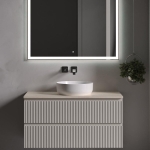 Столешница для ванной комнаты SANCOS TT100A2 1000х460 мм без отверстия под смеситель — изображение 5