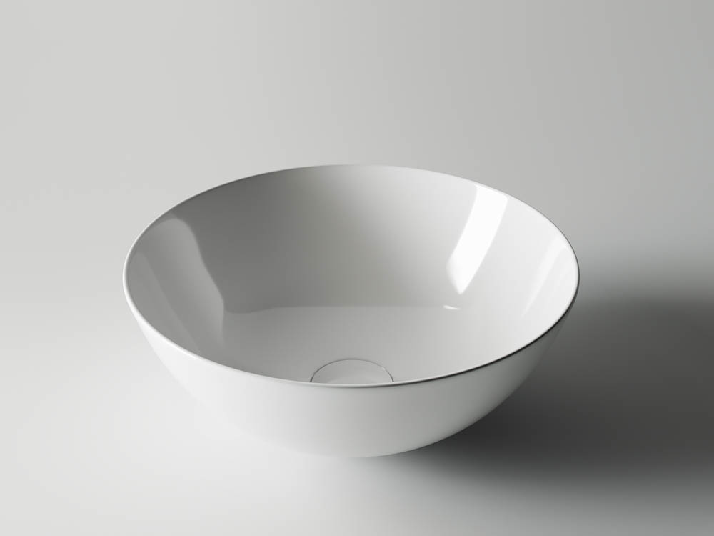 Умывальник 358х358х155мм чаша Element CeramicaNova накладная круглая CN6002/Италия