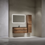 Тумба 120 см Urban ПОДВЕСНАЯ Sancos Дуб чарльстон с умывальником CN7006MB — изображение 3