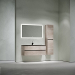 Тумба 120 см Urban ПОДВЕСНАЯ Sancos Дуб Галифакс с умывальником CN7006MB — изображение 3