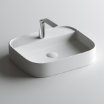 Умывальник 550х450х110мм чаша Element CeramicaNova накладная прямоугольная CN6034/Италия — изображение 2