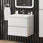 Тумба 60 см Эвада ПОДВЕСНАЯ с умывальником Миранда-60 — изображение 11