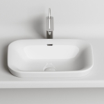 Умывальник 580х400х150мм Element CeramicaNova встраиваемый в столешницу прямоугольный CN6041/Италия — изображение 2