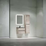 Тумба 60 см Urban ПОДВЕСНАЯ Sancos Дуб галифакс натуральный с умывальником CN7001MB — изображение 3