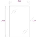 Зеркало КОРАЛЛ 45 см — изображение 2