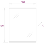 Зеркало КОРАЛЛ 55 см — изображение 9