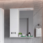 Шкаф-зеркало  БАЛТИКА 58 см Левый — изображение 2