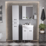 Шкаф-зеркало  БАЛТИКА 58 см Левый — изображение 6