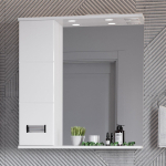 Шкаф-зеркало  БАЛТИКА 67 см Левый — изображение 2