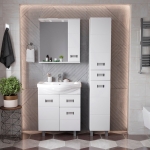 Шкаф-зеркало  БАЛТИКА 67 см Правый — изображение 6