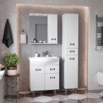 Шкаф-зеркало  БАЛТИКА 67 см Правый — изображение 7