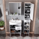 Шкаф-зеркало  БАЛТИКА 67 см Правый — изображение 8