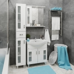 Шкаф-зеркало  КРИСТАЛЛ 67 см Левый — изображение 4