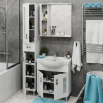 Шкаф-зеркало  КРИСТАЛЛ 67 см Левый — изображение 5