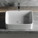 Умывальник 480х370х130мм чаша Element CeramicaNova накладная прямоугольная CN6037/Италия — изображение 3