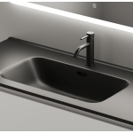 Тумба 100 см Cento ПОДВЕСНАЯ Sancos с умывальником CN7003MB — изображение 5