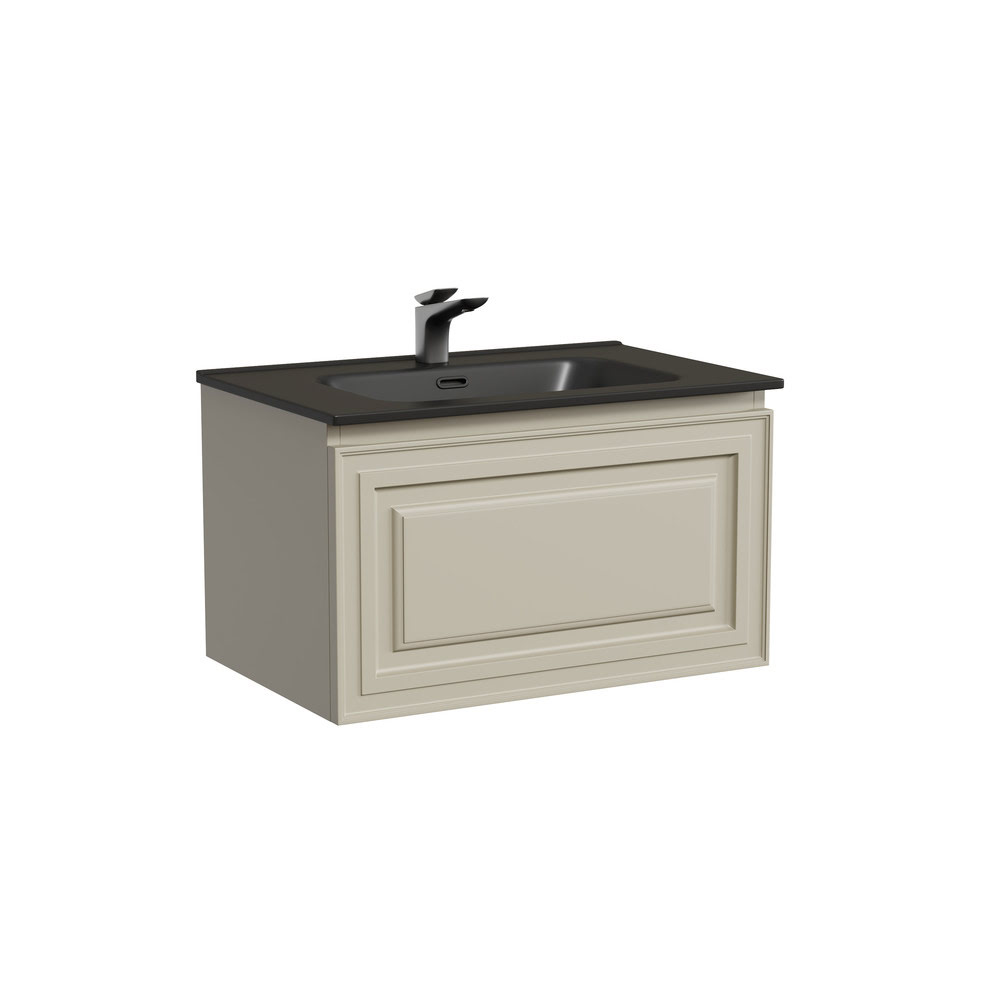 Тумба 70 см VERY Beige Soft ПОДВЕСНАЯ Sancos с умывальником CN7007MB