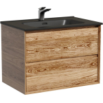 Тумба 70 см Marmi 2.0 Дуб чарльстон ПОДВЕСНАЯ Sancos с умывальником CN7007MB