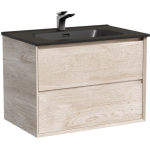 Тумба 70 см Marmi 2.0 Дуб галифакс ПОДВЕСНАЯ Sancos с умывальником CN7007MB