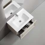 Тумба 70 см VERY Beige Soft ПОДВЕСНАЯ Sancos с умывальником CN7007 — изображение 4