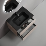 Тумба 70 см Marmi 2.0 Дуб галифакс ПОДВЕСНАЯ Sancos с умывальником CN7007MB — изображение 5