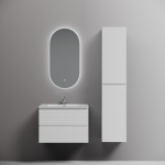 Тумба 70 см Folk Bianco ПОДВЕСНАЯ Sancos с умывальником CN7007 — изображение 2