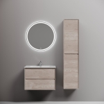 Тумба 70 см Marmi 2.0 Дуб галифакс ПОДВЕСНАЯ Sancos с умывальником CN7007 — изображение 2