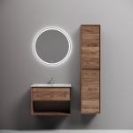 Тумба 70 см Marmi 1.0 Дуб чарльстон ПОДВЕСНАЯ Sancos с умывальником CN7007 — изображение 2