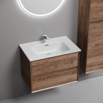 Тумба 70 см Marmi 2.0 Дуб чарльстон ПОДВЕСНАЯ Sancos с умывальником CN7007 — изображение 5