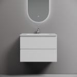 Тумба 70 см Folk Bianco ПОДВЕСНАЯ Sancos с умывальником CN7007 — изображение 3