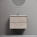 Тумба 70 см Marmi 2.0 Дуб галифакс ПОДВЕСНАЯ Sancos с умывальником CN7007 — изображение 3