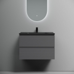 Тумба 70 см Folk Grey soft ПОДВЕСНАЯ Sancos с умывальником CN7007MB — изображение 3