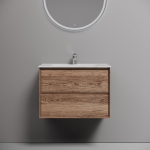 Тумба 70 см Marmi 2.0 Дуб чарльстон ПОДВЕСНАЯ Sancos с умывальником CN7007 — изображение 3