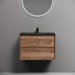 Тумба 70 см Marmi 2.0 Дуб чарльстон ПОДВЕСНАЯ Sancos с умывальником CN7007MB — изображение 3