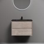 Тумба 70 см Marmi 2.0 Дуб галифакс ПОДВЕСНАЯ Sancos с умывальником CN7007MB — изображение 3