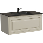 Тумба 90 см VERY Beige Soft ПОДВЕСНАЯ Sancos с умывальником CN7002MB