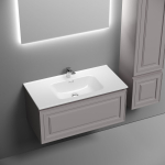 Тумба 90 см VERY Doha Soft ПОДВЕСНАЯ Sancos с умывальником CN7002 — изображение 2