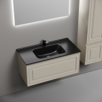 Тумба 90 см VERY Beige Soft ПОДВЕСНАЯ Sancos с умывальником CN7002MB — изображение 4