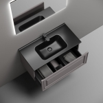 Тумба 90 см VERY Doha Soft ПОДВЕСНАЯ Sancos с умывальником CN7002MB — изображение 5