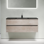 Тумба 120 см Urban ПОДВЕСНАЯ Sancos Дуб Галифакс с умывальником CN7006MB — изображение 4