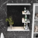 Зеркало КОРАЛЛ 60 см (полки справа) — изображение 3